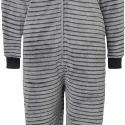 Cocodream Quality Cocodream Meisjes Onesie Fleece | MAAT 164 | Schaduwstreep Rabbit | Grijs
