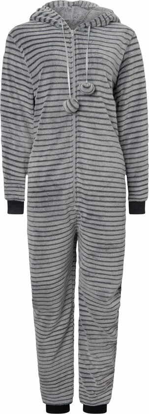 Cocodream Quality Cocodream Meisjes Onesie Fleece | MAAT 164 | Schaduwstreep Rabbit | Grijs 3 Cocodream Quality Cocodream Meisjes Onesie Fleece | MAAT 164 | Schaduwstreep Rabbit | Grijs