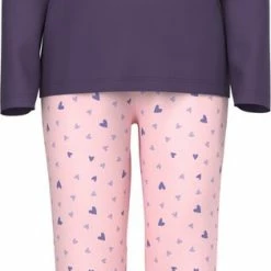 NAME IT NKFNIGHTSET PURPLE HEART NOOS Meisjes Nacht Setje - Maat 122/128