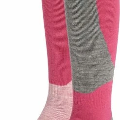 Apollo Skisokken Kind | 2 X Paar | Unisex | Multi Roze | Maat 35/38 | Skisokken Kinderen