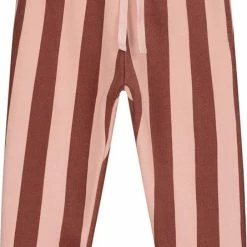 Smitten Organic Stripe Print Vintage Wash Sweatpants