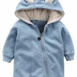 Merkloos Konijn Onesie Romper Baby (Blauw) 13-15 Maanden