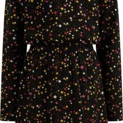 WE Fashion Meisjes Jurk Met Dessin - Maat 122/128