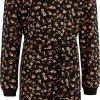 WE Fashion Meisjes Jurk Met Dessin En Strikceintuur
