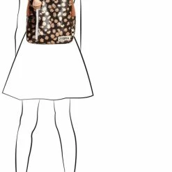 Zebra Trends Zebra Rugzak Flowers Brown Gold Rugtas + Armbandje -JACK & JONES JUNIOR winkel 464x840