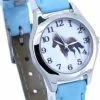 Pony / Paarden Horloge - Licht Blauw - 20 Mm - I-deLuxe Verpakking -JACK & JONES JUNIOR winkel 466x840 1