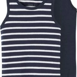 NAME IT NKMTANK TOP 2P NOOS Jongens Onderhemd - Maat 146/152