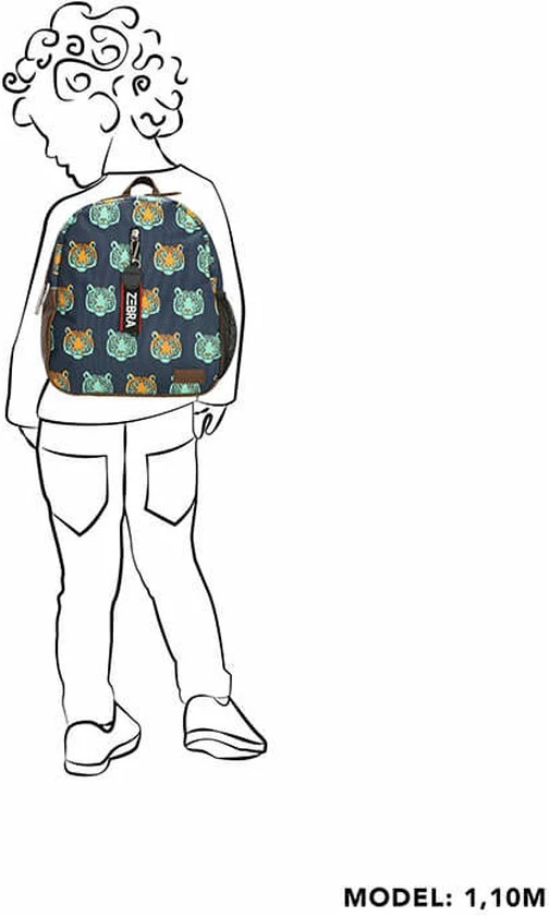 Zebra Trends Rugzak Boys - Tiger II 17 Zebra Trends Rugzak Boys - Tiger II - Afbeelding 15