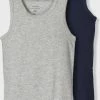NAME IT NKMTANK TOP 2P NOOS Jongens Onderhemd - Maat 134/140