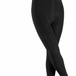 FALKE Family Maillot Voor Meisjes En Jongens Dik Winter Comfortabel Zacht Zonder Motief Elegant Mat Effen Bio Duurzaam Katoen Zwart Kinderen Maillot - Maat 152-164