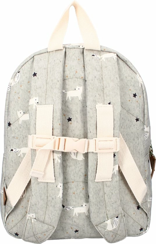 Kidzroom Hug Me Rugzak - 6 T/m 12 Jaar - Grijs 5 Kidzroom Hug Me Rugzak - 6 T/m 12 Jaar - Grijs - Afbeelding 3