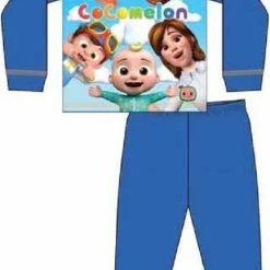 Merkloos Cocomelon Pyjama - Blauw - Coco Melon Pyama - Maat 92