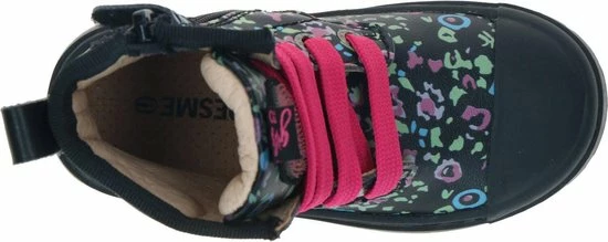 Bikerboots | Meisjes | Black Multicolor Pattern | Leer | Shoesme | Maat 26 8 Bikerboots | Meisjes | Black Multicolor Pattern | Leer | Shoesme | Maat 26 - Afbeelding 6