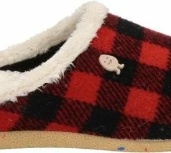 Hot Potatoes Tijvin Kinder Pantoffel - Rood Multi - Maat 39