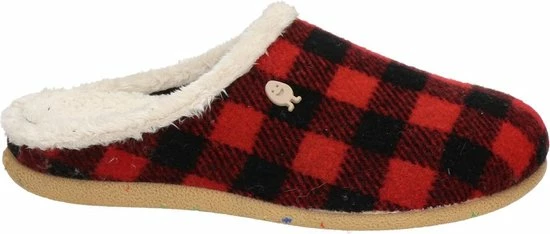 Hot Potatoes Tijvin Kinder Pantoffel - Rood Multi - Maat 39 4 Hot Potatoes Tijvin Kinder Pantoffel - Rood Multi - Maat 39 - Afbeelding 2