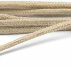 ARIESZZZ - Schoenveters - Beige - Dun Rond - 90 Cm - 3 Mm - 5-7 Gaatjes