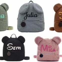 Merkloos Rugtas Teddy Zwart / Geborduurd Met Naam / 7 Verschillende Kleuren Gepersonaliseerd / Teddy Rugzak Kids / Schooltas Met Naam / Tas / Kinderen / Peuter / Kleuter / Teddy Bag / Kind En Baby -JACK & JONES JUNIOR winkel 550x251 2