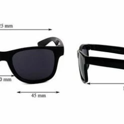 KJG Kinder Reiziger Zonnebril Zwart -JACK & JONES JUNIOR winkel 550x254