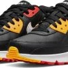 Nike Air Max 90 LTR - Zwart/Wit/Geel - Maat 38 - Sneakers - Unisex