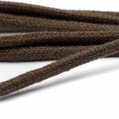 ARIESZZZ - Schoenveters Donkerbruin Rond 120 Cm - 3 Mm - 6-8 Gaatjes