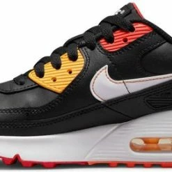 Nike Air Max 90 LTR - Zwart/Wit/Geel - Maat 38 - Sneakers - Unisex -JACK & JONES JUNIOR winkel 550x271 3