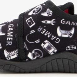 Thu!s Kinder Pantoffels - Zwart - Maat 32 - Sloffen -JACK & JONES JUNIOR winkel 550x286 1