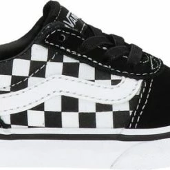 Vans TD Ward Slip-On Checkered Sneakers - Black/True White - Maat 26