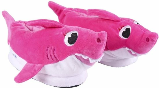 Kinder Pantoffels/sloffen Baby Shark Roze - Haaien Dieren Pantoffels Voor Kinderen 23-24 3 Kinder Pantoffels/sloffen Baby Shark Roze - Haaien Dieren Pantoffels Voor Kinderen 23-24