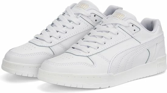 PUMA RBD Game Low Jr Unisex Sneakers - White/TeamGold - Maat 36 3 PUMA RBD Game Low Jr Unisex Sneakers - White/TeamGold - Maat 36