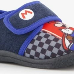 Super Mario Mario Kinder Pantoffels - Zwart - Maat 28 - Sloffen