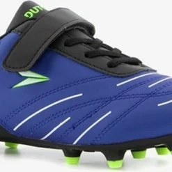 Dutchy Attack Kinder Voetbalschoenen FG - Blauw - Maat 32 - Uitneembare Zool