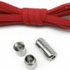 Merkloos Veters - (rood) - Niet Strikken - Elastische Veters - No Tie - Schoenveters - Sportveters - Rond - Schoenveters - Kinderveters