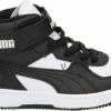 PUMA Rebound JOY AC PS Unisex Sneakers - Black/White - Maat 34