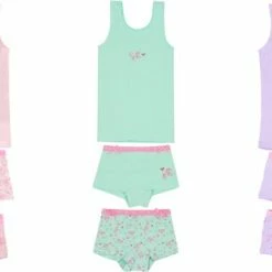 Kinderondergoed Funderwear - Voordeelset Ondergoed Paarden - Multicolor - Maat 104/110 - Meisjes