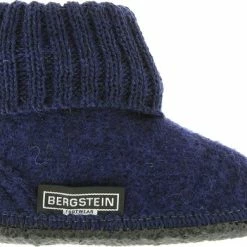 Bergstein Cozy - Sloffen - Unisex Junior - Dark Blue - Maat 27