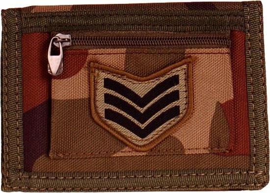 S.Y.W Portemonnee Leger Camouflage - 13x9,5cm 3 S.Y.W Portemonnee Leger Camouflage - 13x9,5cm