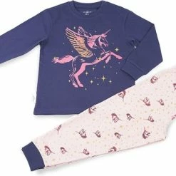 Frogs And Dogs - Pyjama Unicorn - Navy Blauw - Maat 104 - Meisjes -JACK & JONES JUNIOR winkel 550x397