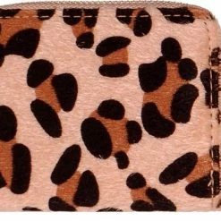 S.Y.W Portemonnee Beige Met Wildlife Print