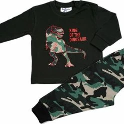 Fun2Wear - Pyjama Dino - Groen - Maat 104 - Jongens