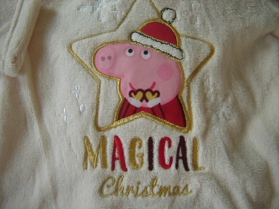 Peppa Pig Beige Fleece Kerst Pyjama Van Peppa Big Maat 128 9 Peppa Pig Beige Fleece Kerst Pyjama Van Peppa Big Maat 128 - Afbeelding 7