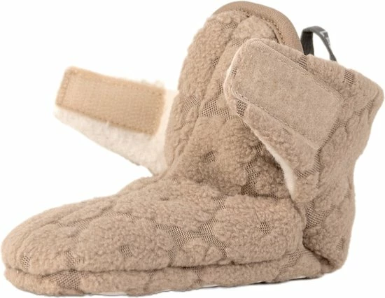 Lodger Winter Slofjes - Slipper Folklore - 100% Fleece - Maat 3-6M - Klittenbandsluiting - Slofjes Die Blijven Zitten - Beige 3 Lodger Winter Slofjes - Slipper Folklore - 100% Fleece - Maat 3-6M - Klittenbandsluiting - Slofjes Die Blijven Zitten - Beige