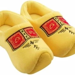 Nijhuis Klomppantoffel Geel Boeren Bies Maat 31-35