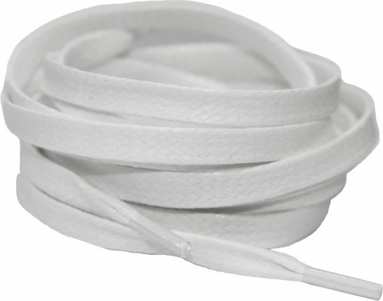 HaberdasheryNL Filling Pieces Veters Wit 120cm - Plat 3 HaberdasheryNL Filling Pieces Veters Wit 120cm - Plat