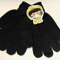 Merkloos Winter Pleasure - Handschoenen - One Size - Voor Dames Of Grotere Kinderen - Zwart