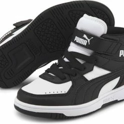 PUMA Rebound JOY AC PS Unisex Sneakers - Black/White - Maat 34 -JACK & JONES JUNIOR winkel 550x441 4