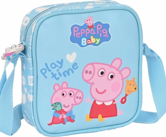 Peppa Pig Mini Schoudertas, Play Time - 18 X 16 X 4 Cm - Polyester 3 Peppa Pig Mini Schoudertas, Play Time - 18 X 16 X 4 Cm - Polyester