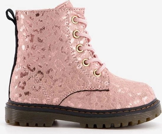 Blue Box Meisjes Veterboots Met Luipaardprint - Roze - Maat 22 9 Blue Box Meisjes Veterboots Met Luipaardprint - Roze - Maat 22 - Afbeelding 7