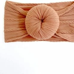 Merkloos Baby Haarbandjes Met Donut (0-2 Jaar) - Roestbruin Zand Beige -JACK & JONES JUNIOR winkel 550x462