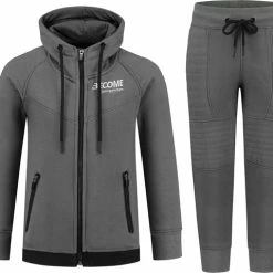 Gladiator Sports BECOME Joggingpak Jongens - Trainingspak Kinderen - Kids - Grijs