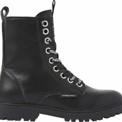 Vingino Eva High Veterboot - Meisjes - Black - Maat 40
